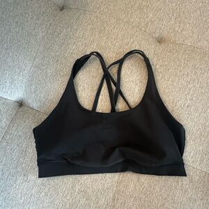 Lululemon energy sports bra black 10